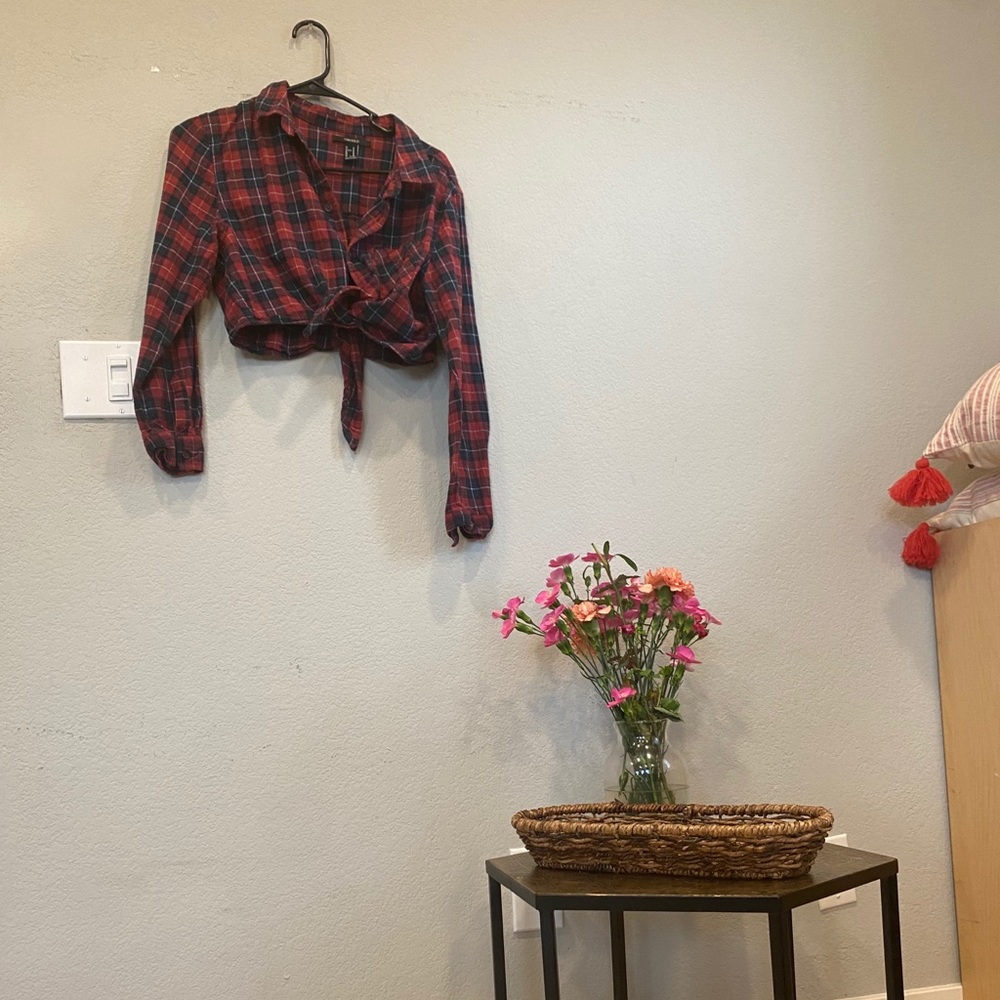 Plaid button up